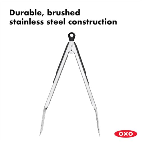 OXO Good Grips Stainless-Steel Locking Tongs