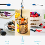 Dreamfarm Supoon | Non-Stick Silicone Sit Up Scraping & Cooking Spoon with Measuring Lines
