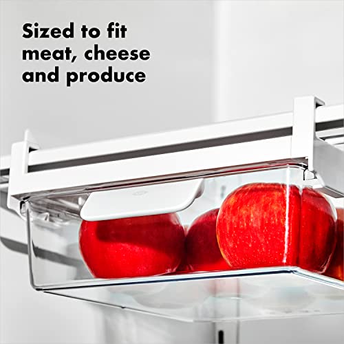 OXO Good Grips Fridge Undershelf Drawer 10 in - for Deli Meat, Cheese, Produce and More