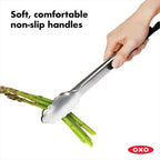 OXO Good Grips Stainless-Steel Locking Tongs