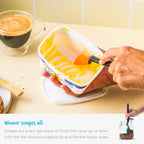 Dreamfarm Supoon | Non-Stick Silicone Sit Up Scraping & Cooking Spoon with Measuring Lines